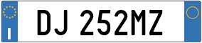 Truck License Plate